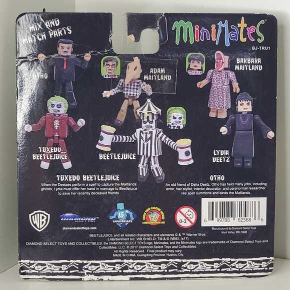 New Beetlejuice Mini Mates, Tuxedo Beetlejuice, Otho, Toys R' US Exclusive - Picture 5 of 5